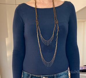 Collana ottone  con passetto