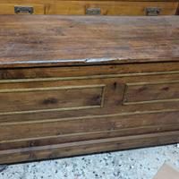 Baule in legno massello primi '900 – Restaurato