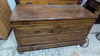 Baule in legno massello primi '900 – Restaurato