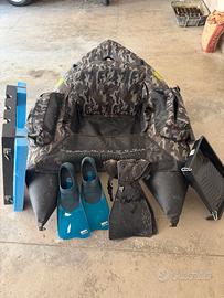 Belly Boat Linea Effe XXL + accessori