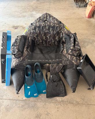 Belly Boat Linea Effe XXL + accessori