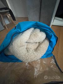 Coperta pura lana + federe