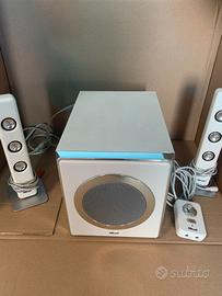 Casse PC Trust 2.1 con subwoofer funzionanti