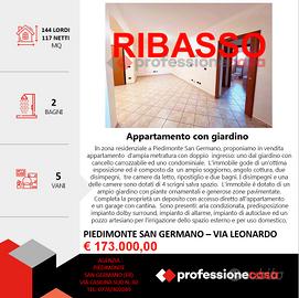 Appartamento 3camere,2bagni,giardino+deposito