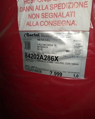 PUFFER 1000LT/200LT RISCALDAMENTO-SANITARIO