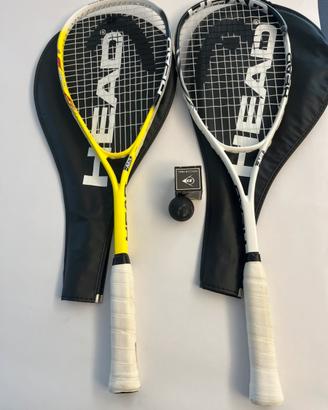 Coppia di racchette da Squash