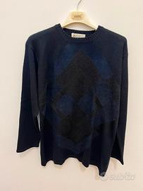 Maglione Bellina - Taglia S/M - Nero e Blu Scuro