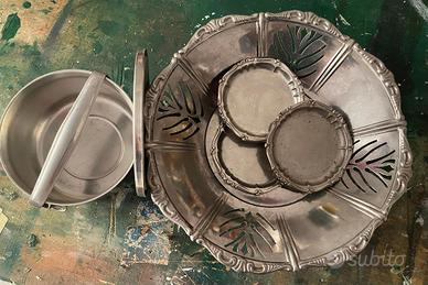 Cestino porta pane, sottobicchieri, porta vivande