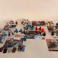 Lego 7 set completi star war perfetti istruzioni