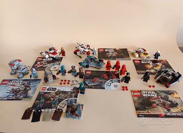 Lego 7 set completi star war perfetti istruzioni