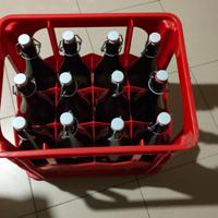 Cassa 12 Bottiglie marroni 1 LT