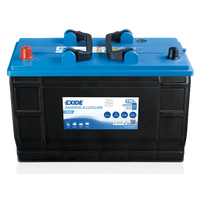 Due Batterie Exide Dual 12V 115Ah 760A