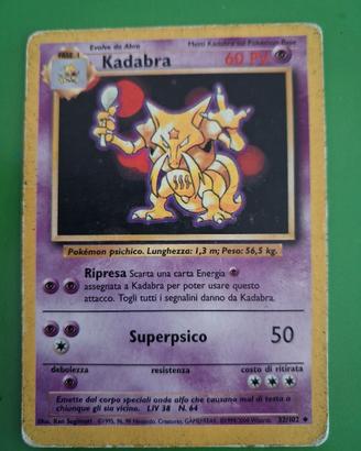Pokemon Kadabra set base