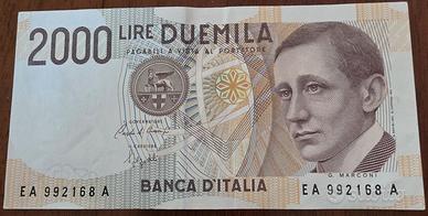 Banconota 2.000 (duemila) lire 1990