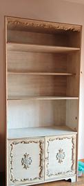libreria o credenza legno stile veneziano 