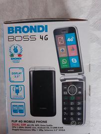 Telefono cellulare per anziani Brondi Boss 4G