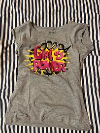 Maglietta “Girl’s Power”-grinta,stile e colore