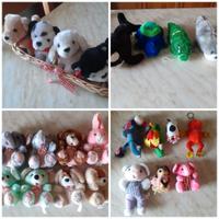 Lotto di 23 Peluche anni 90/2000 cagnolini e vari