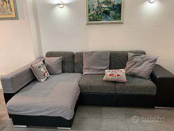 Divano angolare 4 posti con chaise longue
