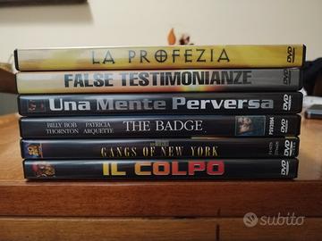 Nr. 6 film in DVD titoli vari