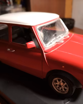 Mini Cooper '70 Bburago 1/18 in teca clic nuova 