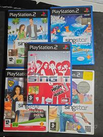 5 giochi PS2 in lotto .SINGSTAR 