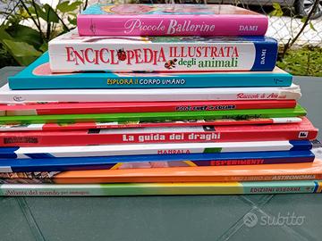 Lotto libri per bambini + vari peluches