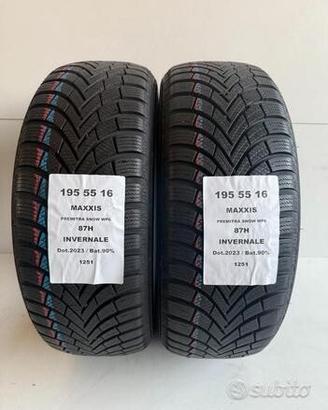 2 gomme 195 55 16 maxxis a1251