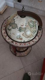 mappamondo bar con possibilità di trasporto