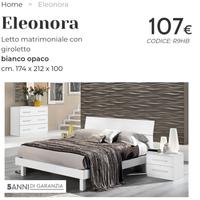 Cornice letto