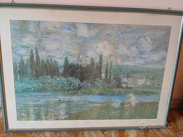 QUADRO CON STAMPA DI CLAUDE MONET