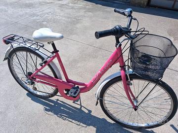 BICI DA PASSEGGIO FEMMINILE  DA 26" FUCSIA
