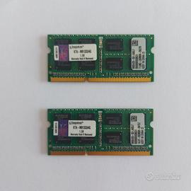2 Moduli di Memoria Ram  4 GB  per Laptop
