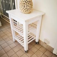  tavolinetto porta oggetti per cucina o terrazzo 