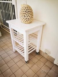  tavolinetto porta oggetti per cucina o terrazzo 