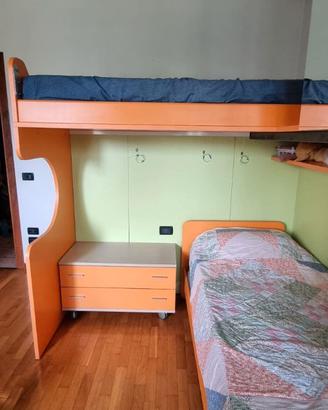 Cameretta bambini/ragazzi 2 letti