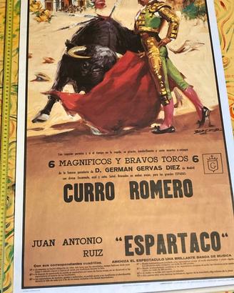 poster corrida originale spagnolo