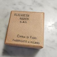 scatola vintage cipria  di fiori Elizabeth Arden