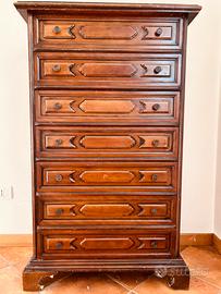 Settimino in legno a 7 cassetti