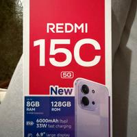 Xiaomi Redmi 15C 8GB RAM 128GB ROM NUOVO Sigillato