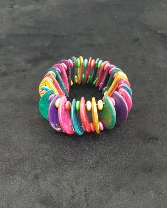 Bracciale Donna Etnico Artigianale Multifilo Gioie