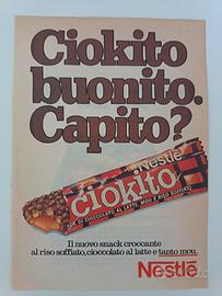 Inserto pubblicitario Ciokito Nestlé