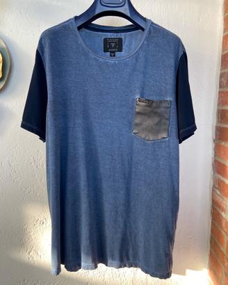 T-shirt Guess blu uomo