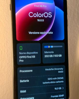 Oppo Find X8 Pro 16Gb/512gb Black