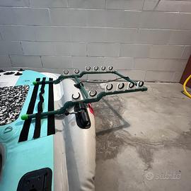 Porta canne per belly boat