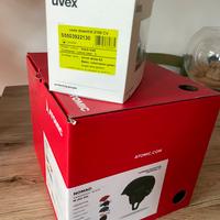 Casco atomic e maschera uvex