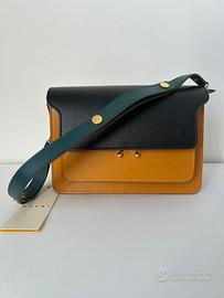 Marni Trunk Bag in pelle saffiano