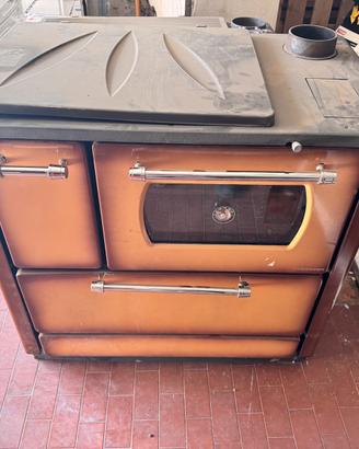 Stufa cucina a legna Hosseven 4040 8kw forno