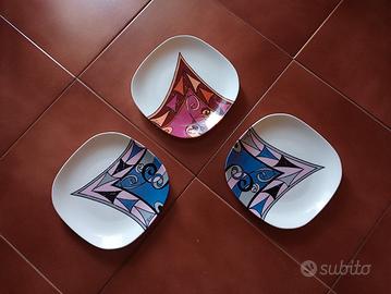 Set piatti design Emilio Pucci x Richard Ginori 