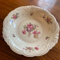 Piatto vintage in porcellana Bareuther Bavaria